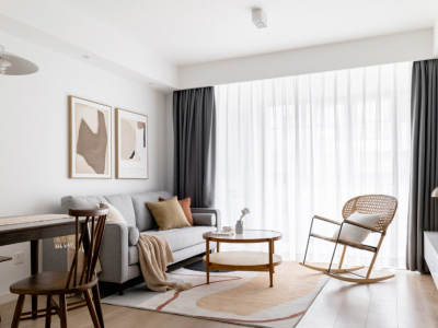 爱情花园里熙悦北苑89平北欧三居装修案例