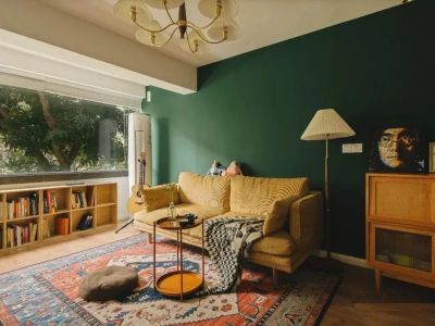 碧桂园倚涛庭院87平米美式二居装修案例