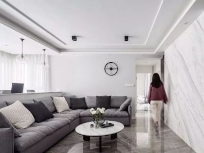 津南新城合茂园113平米简约3室装修案例