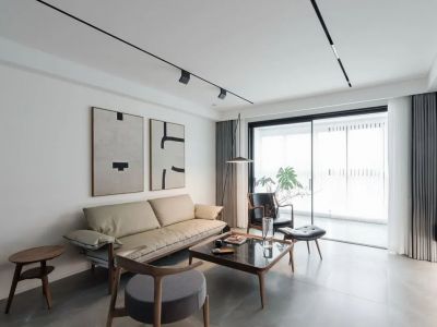 新盈庄园112平简约三居装修案例