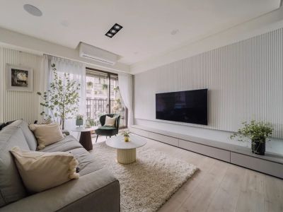 中旅城117平米现代三居装修案例