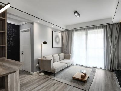 中海南开郡89平米简约二居装修案例