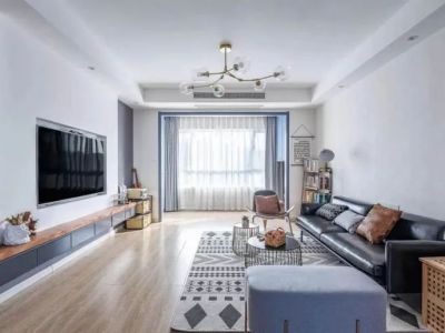 融侨阳光城皓玥130平米北欧三居装修案例