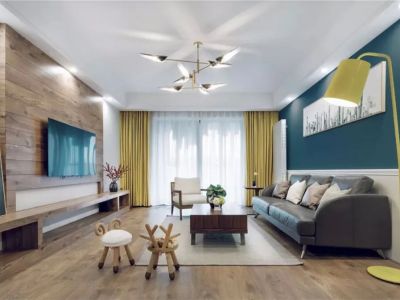 雅居乐御宾府112平米现代三居装修案例