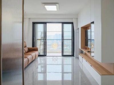 翡翠峯境107平米现代三室装修案例