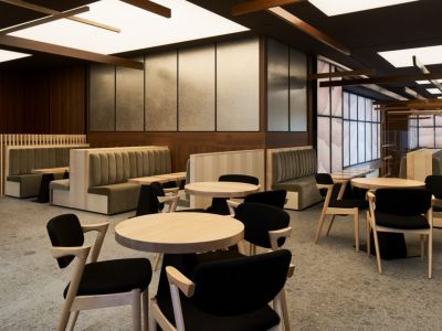 221平简约风格餐饮店装修案例