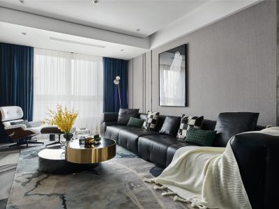 中国铁建海语熙岸128平米现代风格四室两厅装修案例