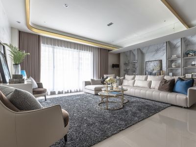 春天学府142平现代风格装修案例