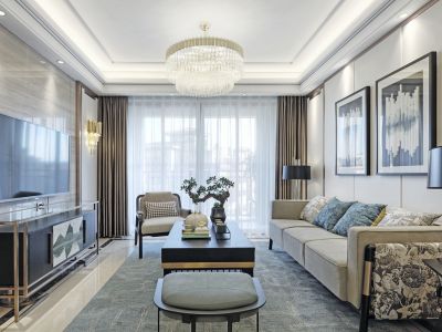 苕溪公馆144平北欧风格装修案例