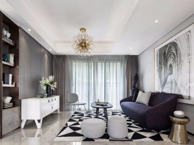碧桂园玖晟府125平现代风格装修案例