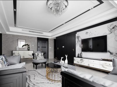 西之望府139平现代风格装修案例