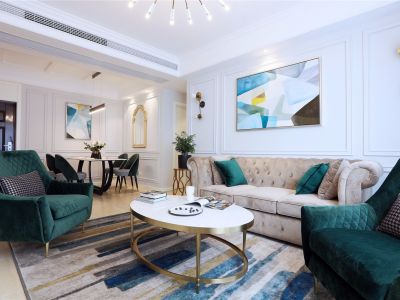 御清城124平欧式风格装修案例