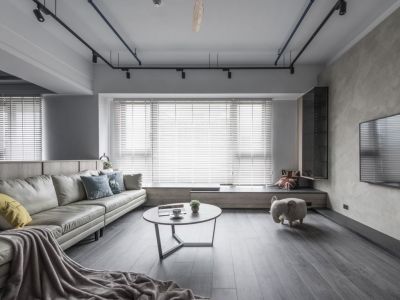 中海·观文澜现代风格120平米装修案例