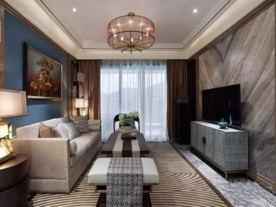 万科 朗拾|雨核欧式风格130平米装修案例