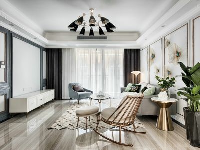 天高鸿苑159平北欧风格装修案例