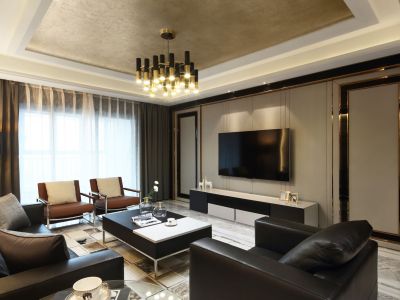 北辰悦来壹号璟御145平北欧风格装修案例