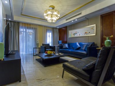 中海映山湖143平米混搭风格四室两厅装修案例