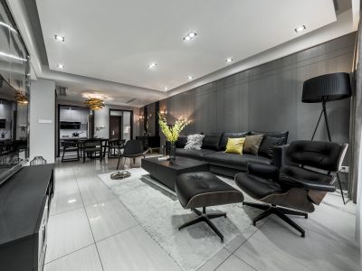 万科理想城E区127平米现代风格四室两厅装修案例