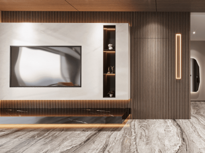 中天云来现代风格134平米装修案例