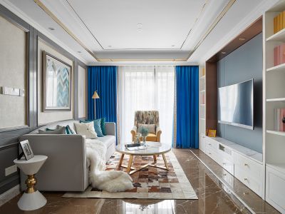 金科金辉博翠山揽翠143平北欧风格装修案例