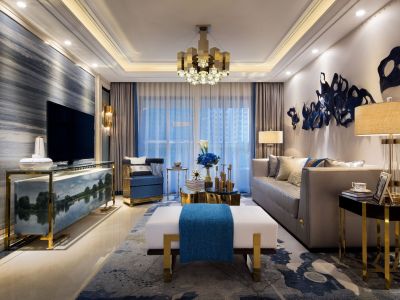 中交锦悦朗宸湾148平北欧风格装修案例