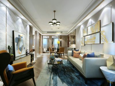 中海北滨1号172平北欧风格装修案例