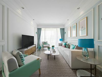 印江州琨印131平北欧风格装修案例