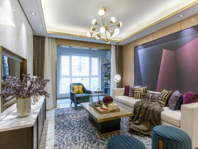 雍林雅苑155平现代风格装修案例