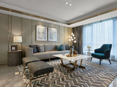 铂悦澜庭璞园165平现代风格装修案例