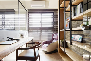 [重庆兄弟装饰]开放式书房优点，开放式书房装修设计注意事项